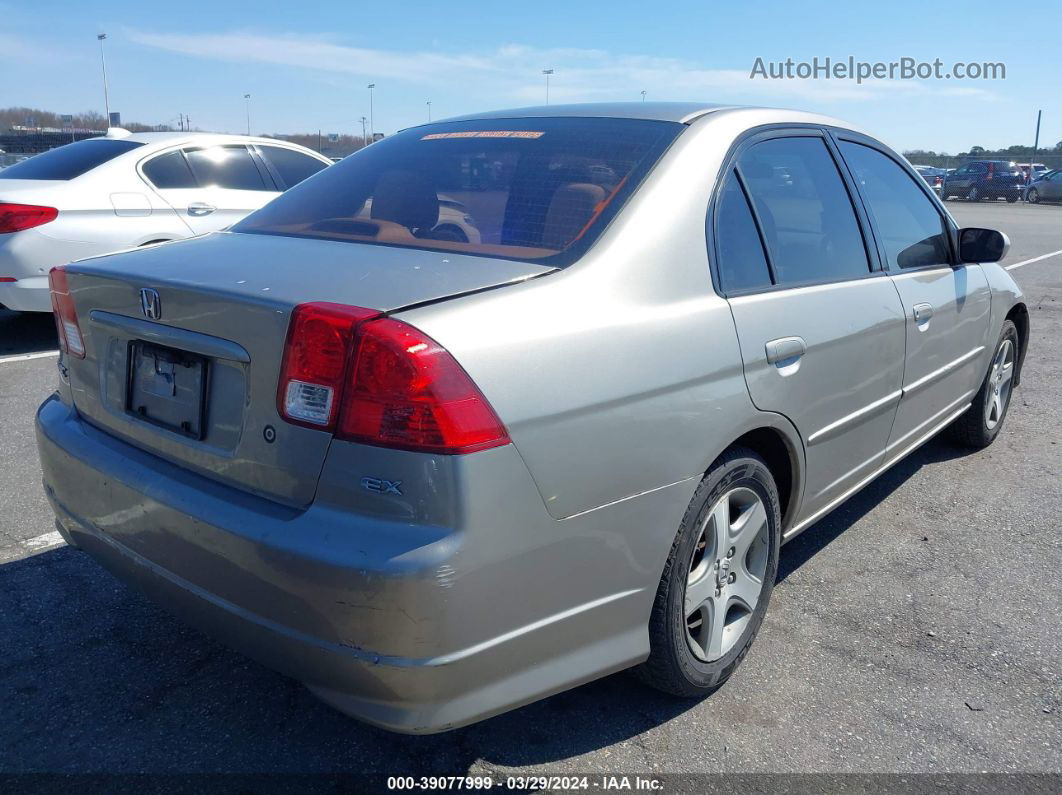 2004 Honda Civic Ex Gold vin: 2HGES26754H549356