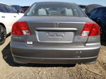 2004 Honda Civic Ex Gray vin: 2HGES26754H615646