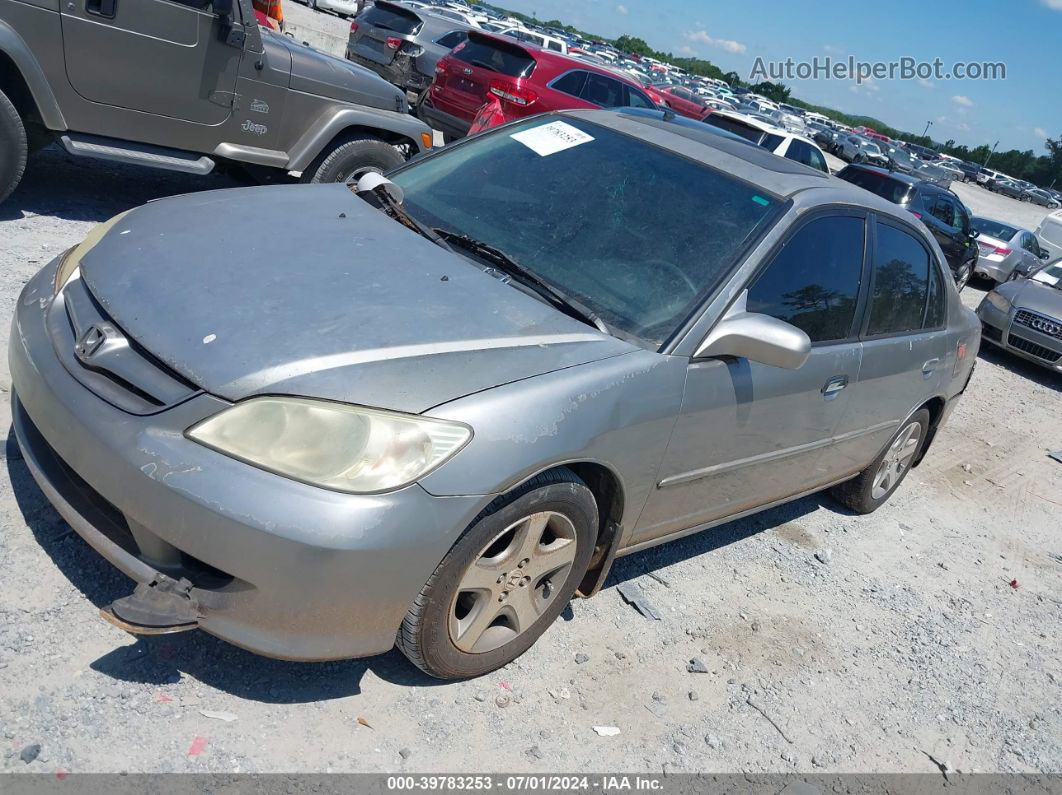 2004 Honda Civic Ex Gray vin: 2HGES26764H507830