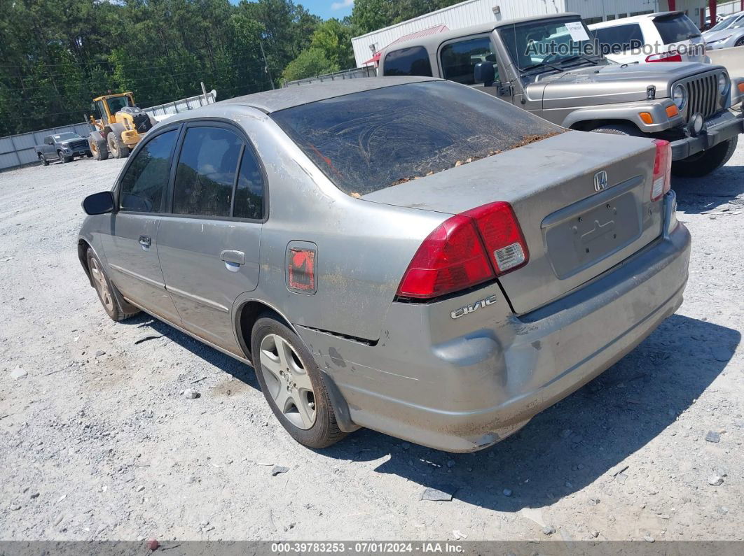 2004 Honda Civic Ex Gray vin: 2HGES26764H507830