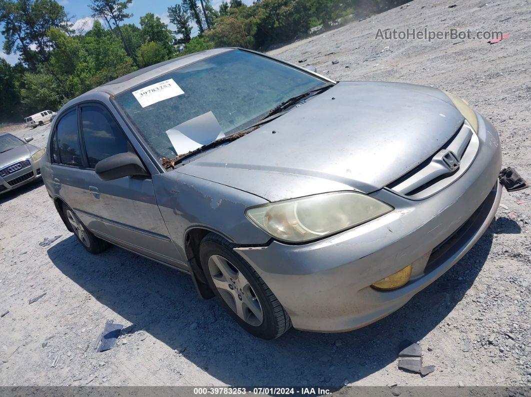 2004 Honda Civic Ex Gray vin: 2HGES26764H507830