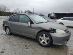 2004 Honda Civic Ex Silver vin: 2HGES26764H534011