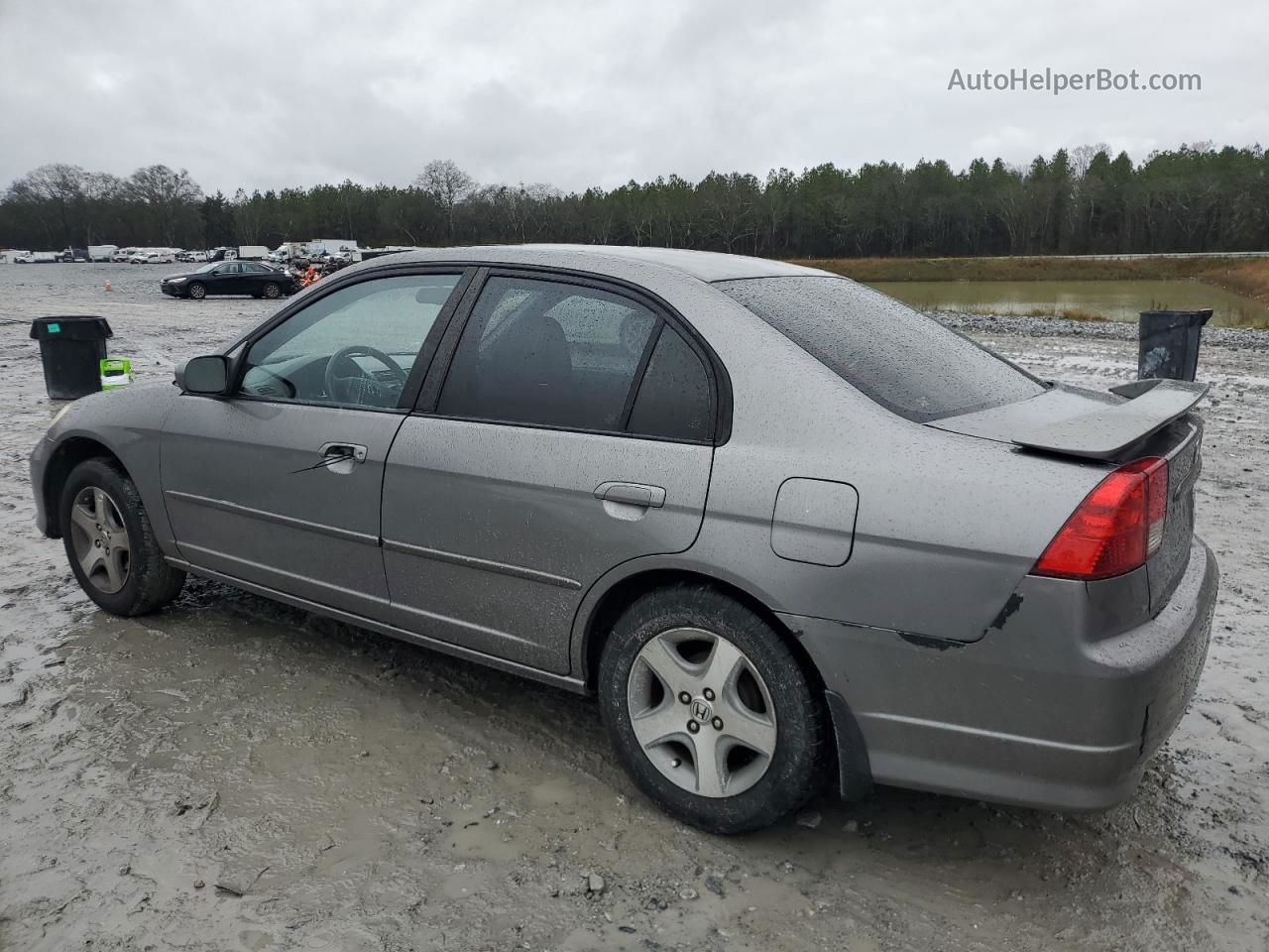 2004 Honda Civic Ex Silver vin: 2HGES26764H534011