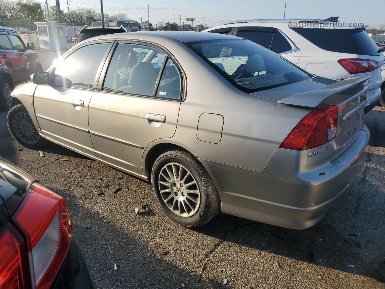 2005 Honda Civic Ex Tan vin: 2HGES26765H567897