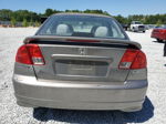 2005 Honda Civic Ex Gray vin: 2HGES26775H597443