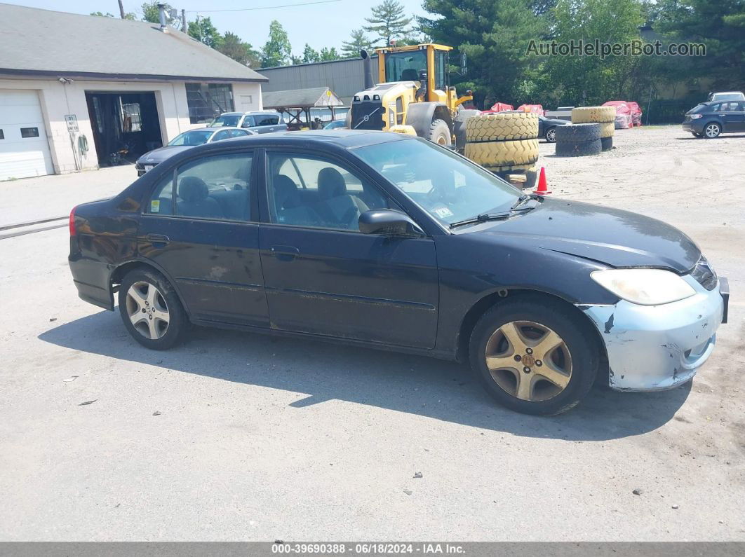 2004 Honda Civic Ex Black vin: 2HGES26794H563194