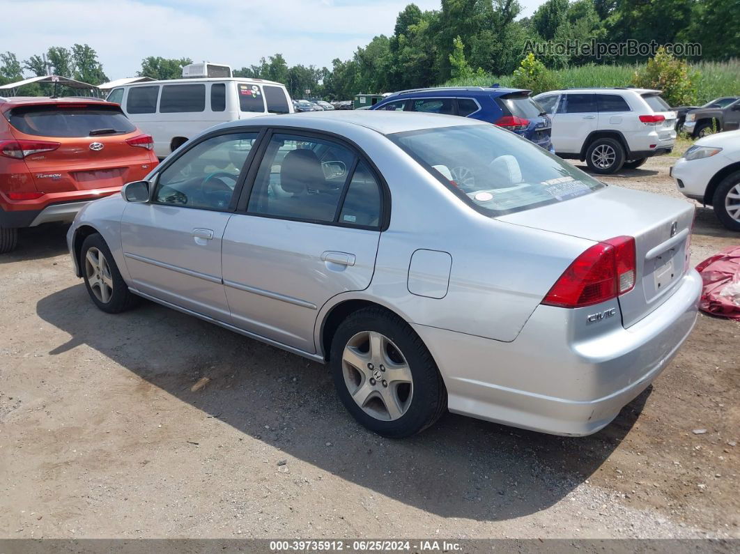 2004 Honda Civic Ex Silver vin: 2HGES26794H598463