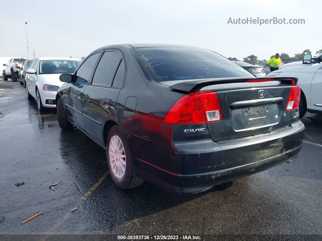 2005 Honda Civic Ex Black vin: 2HGES26795H611844