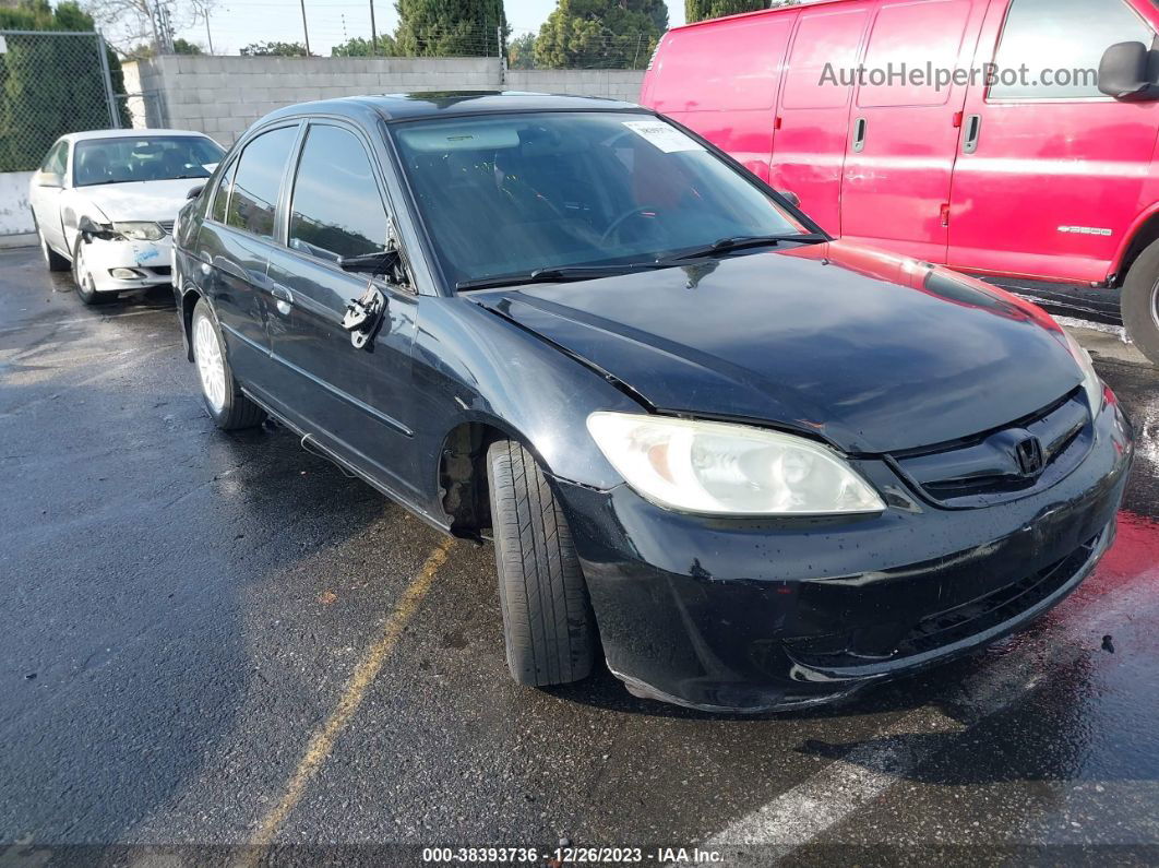 2005 Honda Civic Ex Black vin: 2HGES26795H611844