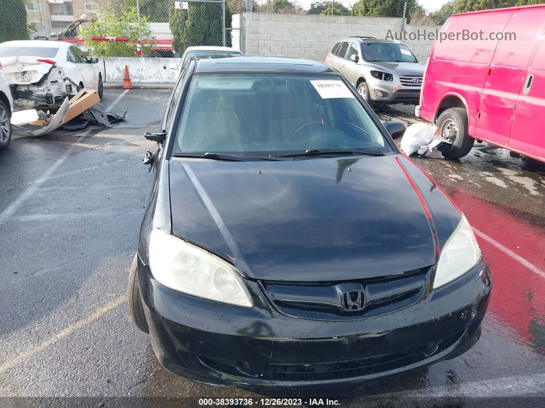 2005 Honda Civic Ex Black vin: 2HGES26795H611844