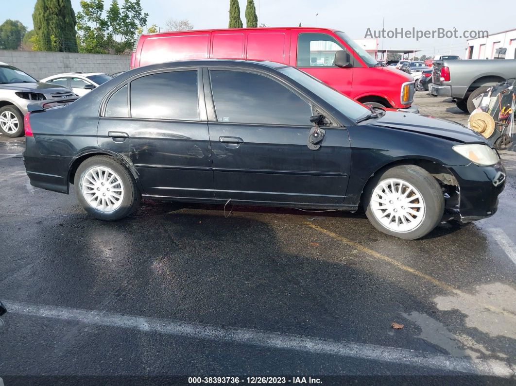 2005 Honda Civic Ex Black vin: 2HGES26795H611844