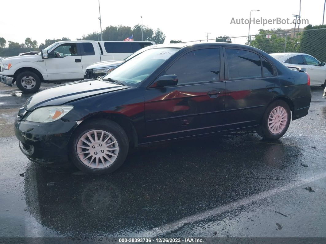 2005 Honda Civic Ex Black vin: 2HGES26795H611844