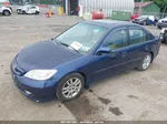 2004 Honda Civic Ex Blue vin: 2HGES267X4H502212