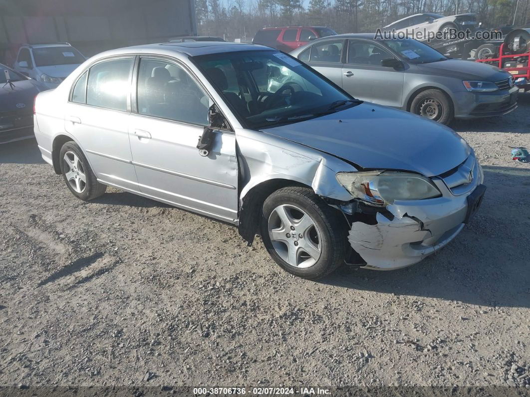 2004 Honda Civic Ex Silver vin: 2HGES267X4H602276