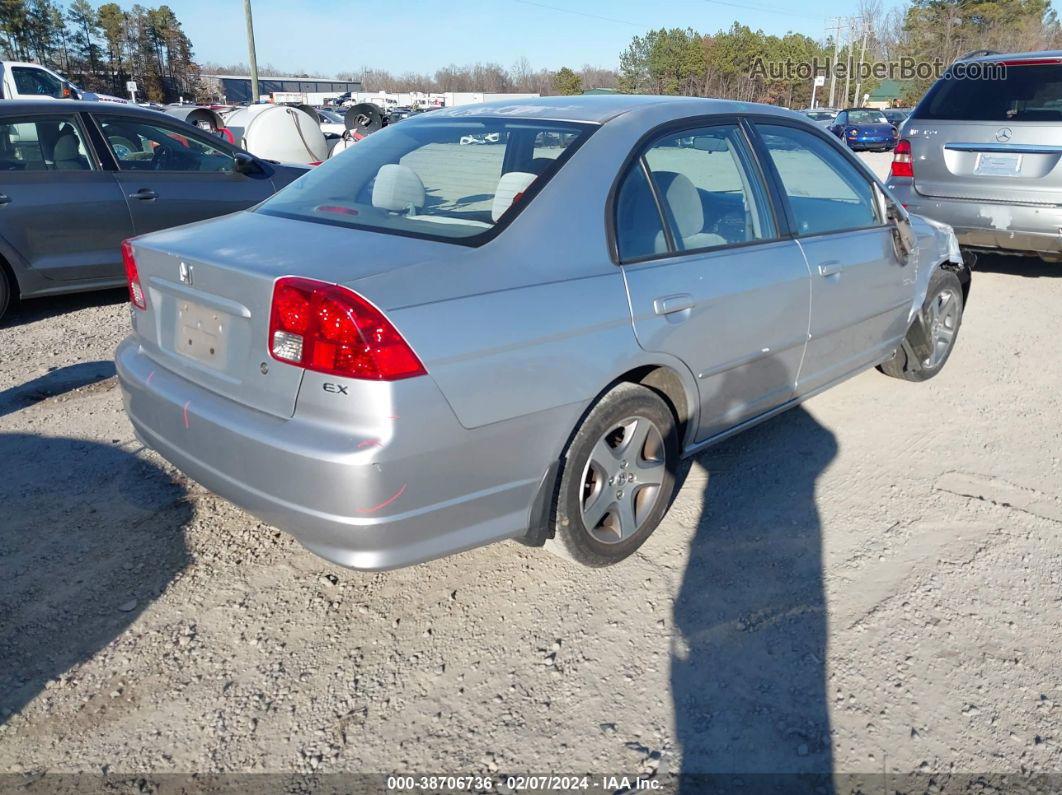 2004 Honda Civic Ex Silver vin: 2HGES267X4H602276