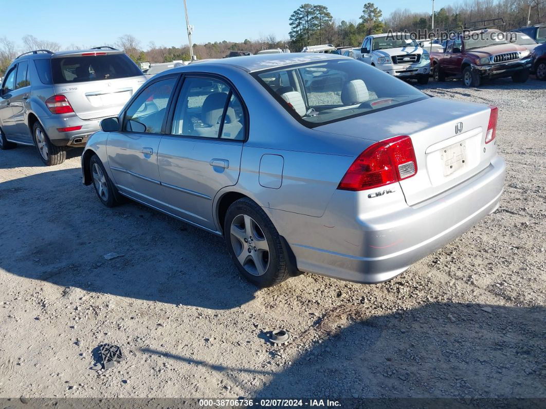 2004 Honda Civic Ex Silver vin: 2HGES267X4H602276