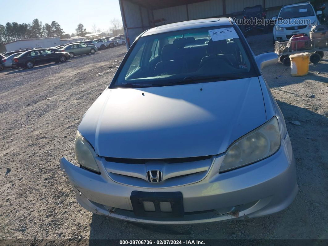 2004 Honda Civic Ex Silver vin: 2HGES267X4H602276