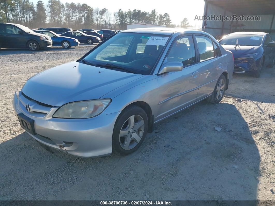 2004 Honda Civic Ex Silver vin: 2HGES267X4H602276