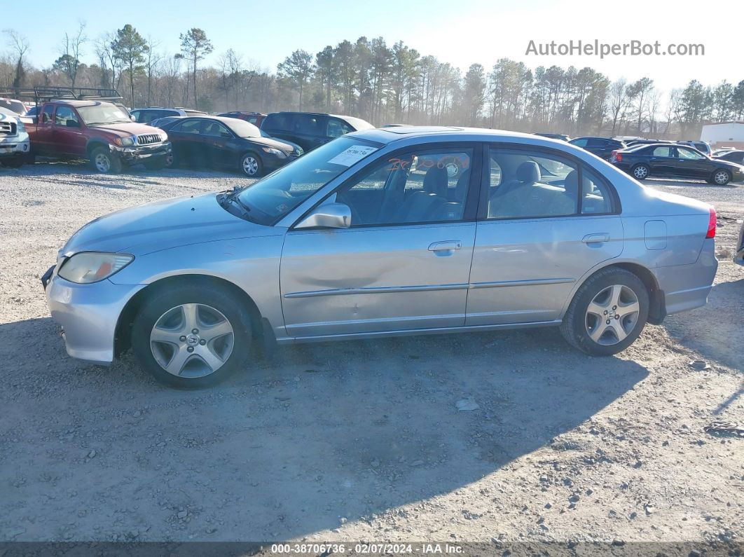 2004 Honda Civic Ex Silver vin: 2HGES267X4H602276