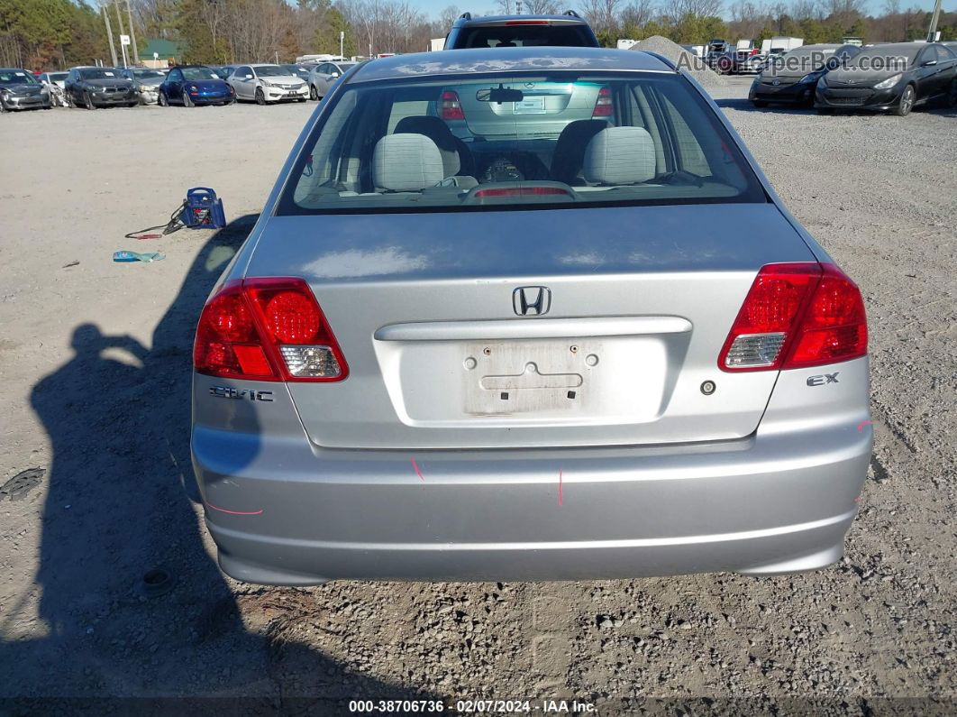 2004 Honda Civic Ex Silver vin: 2HGES267X4H602276