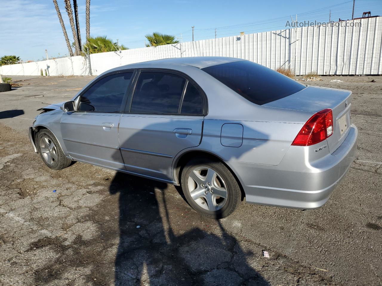 2004 Honda Civic Ex Silver vin: 2HGES267X4H632779