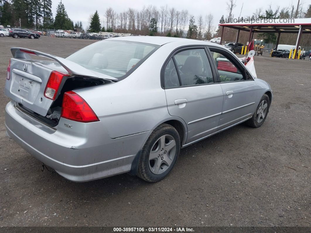 2004 Honda Civic Ex Gray vin: 2HGES26814H561352