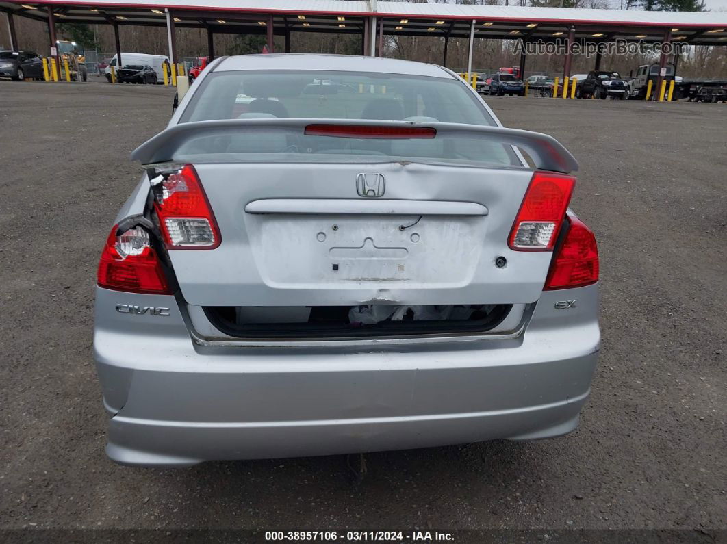 2004 Honda Civic Ex Gray vin: 2HGES26814H561352