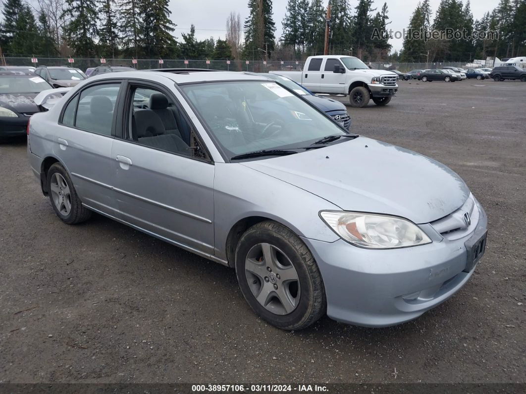 2004 Honda Civic Ex Gray vin: 2HGES26814H561352