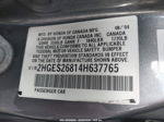 2004 Honda Civic Ex Gray vin: 2HGES26814H637765