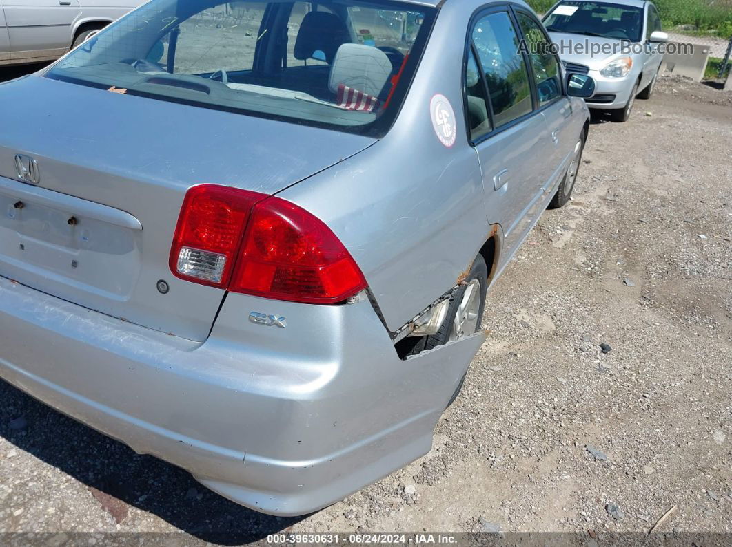 2005 Honda Civic Ex Серебряный vin: 2HGES26815H524433