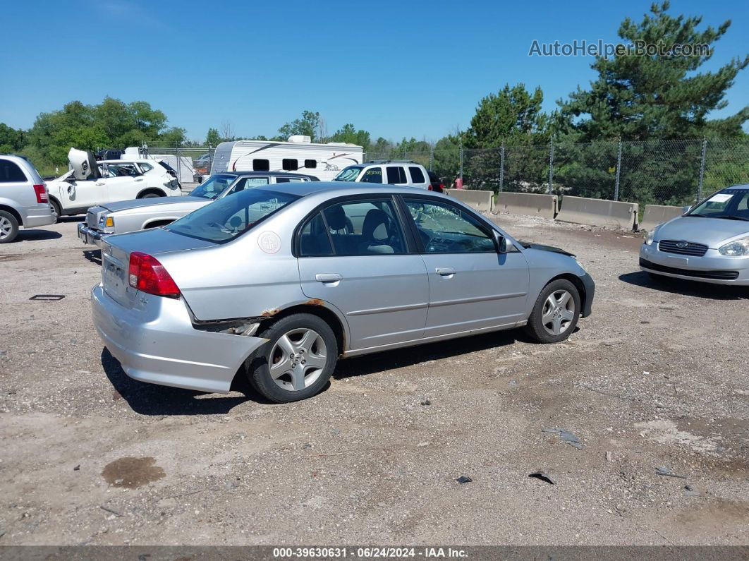 2005 Honda Civic Ex Серебряный vin: 2HGES26815H524433