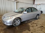 2005 Honda Civic Ex Silver vin: 2HGES26855H534088