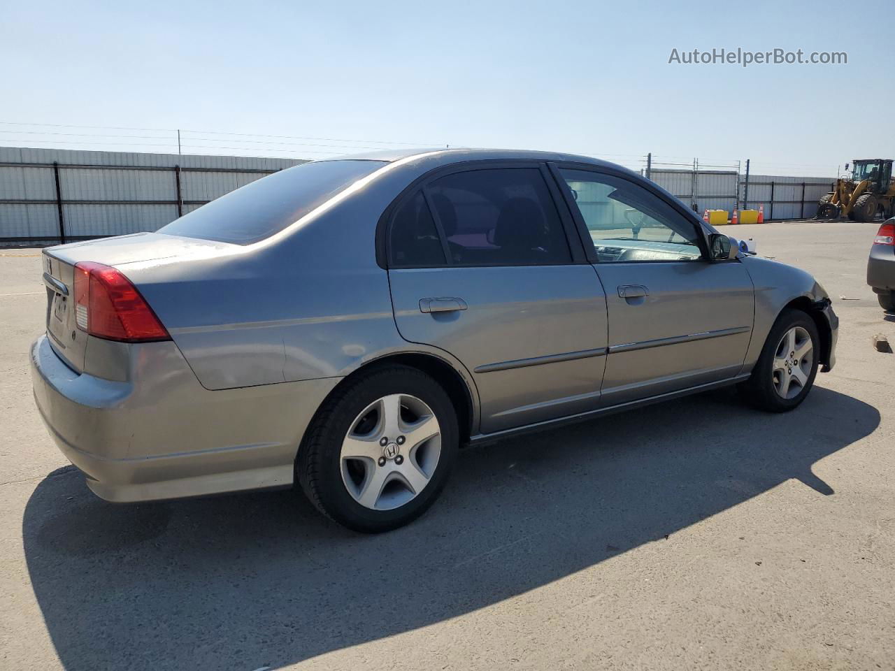 2005 Honda Civic Ex Gray vin: 2HGES26875H553855