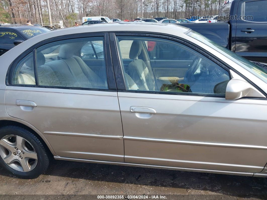 2004 Honda Civic Ex Beige vin: 2HGES26884H629274