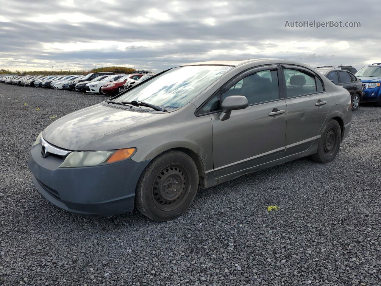 2008 Honda Civic Lx Желто-коричневый vin: 2HGFA15508H028424