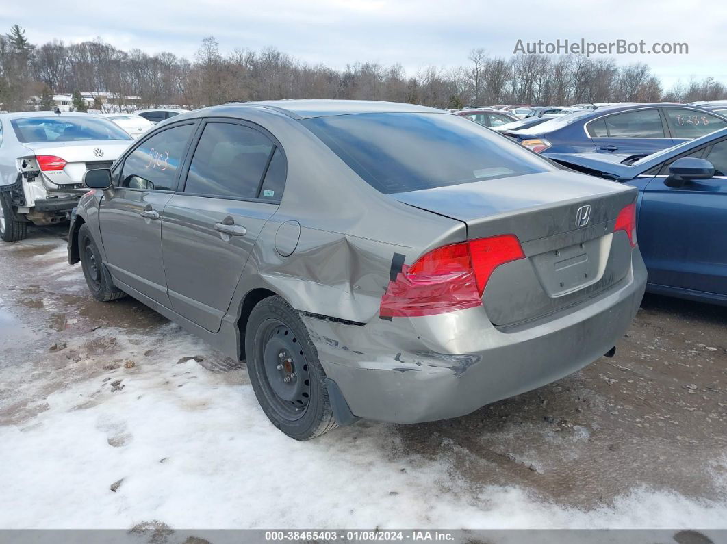 2008 Honda Civic Lx Brown vin: 2HGFA15508H329615