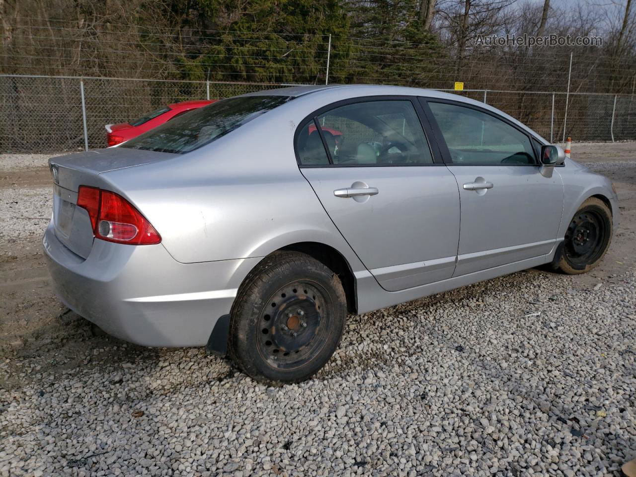 2008 Honda Civic Lx Silver vin: 2HGFA15538H337725