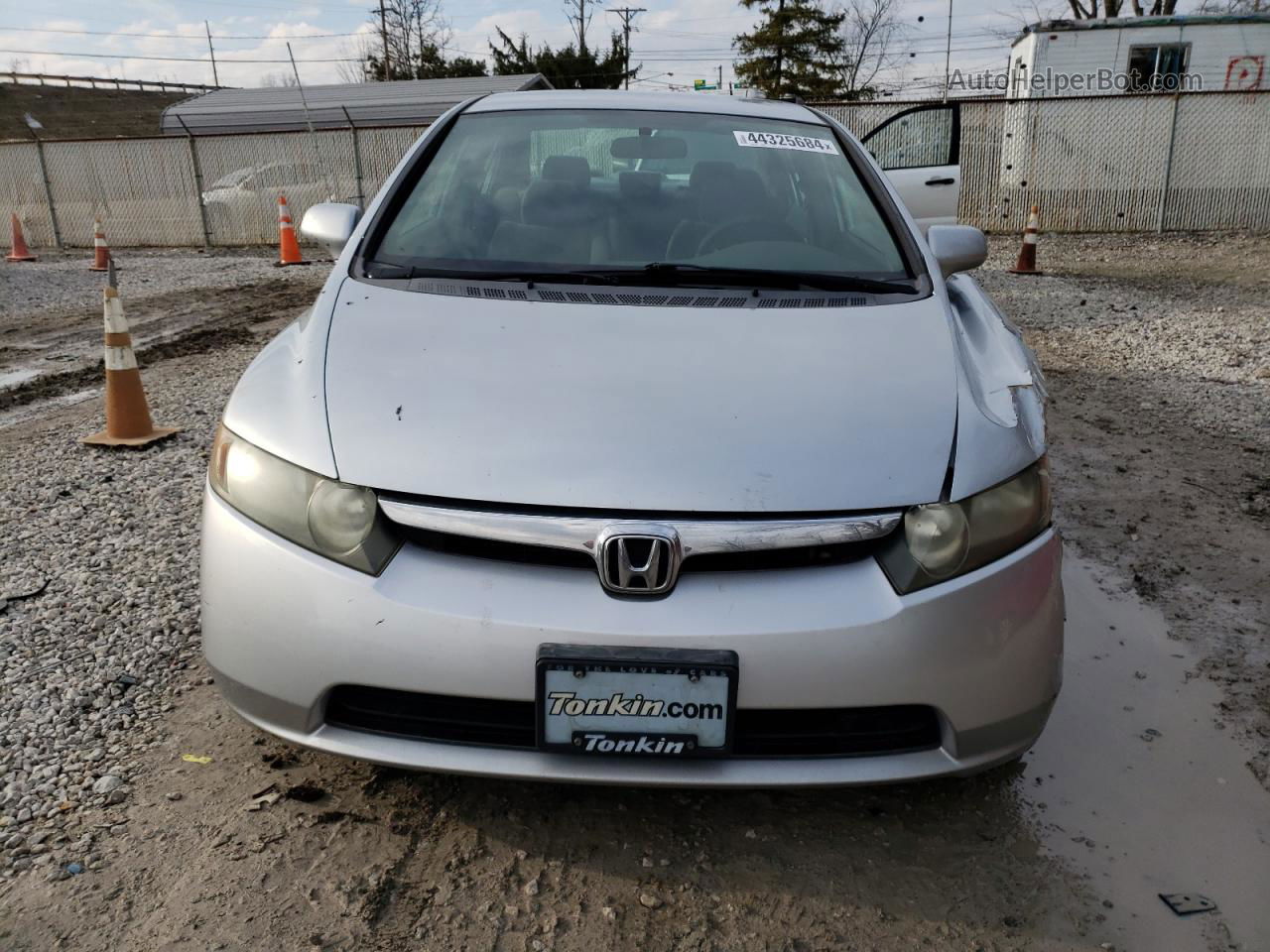 2008 Honda Civic Lx Silver vin: 2HGFA15538H337725