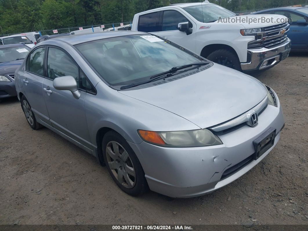 2008 Honda Civic Lx Silver vin: 2HGFA15548H349964