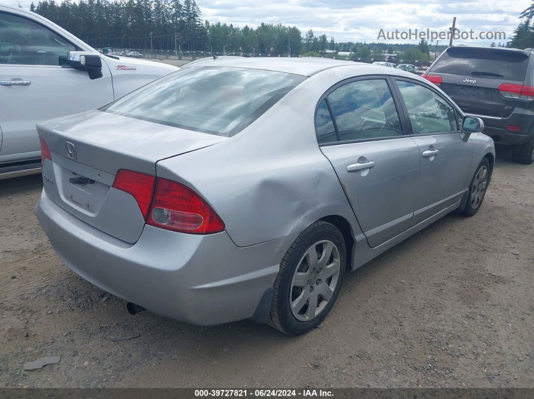 2008 Honda Civic Lx Silver vin: 2HGFA15548H349964