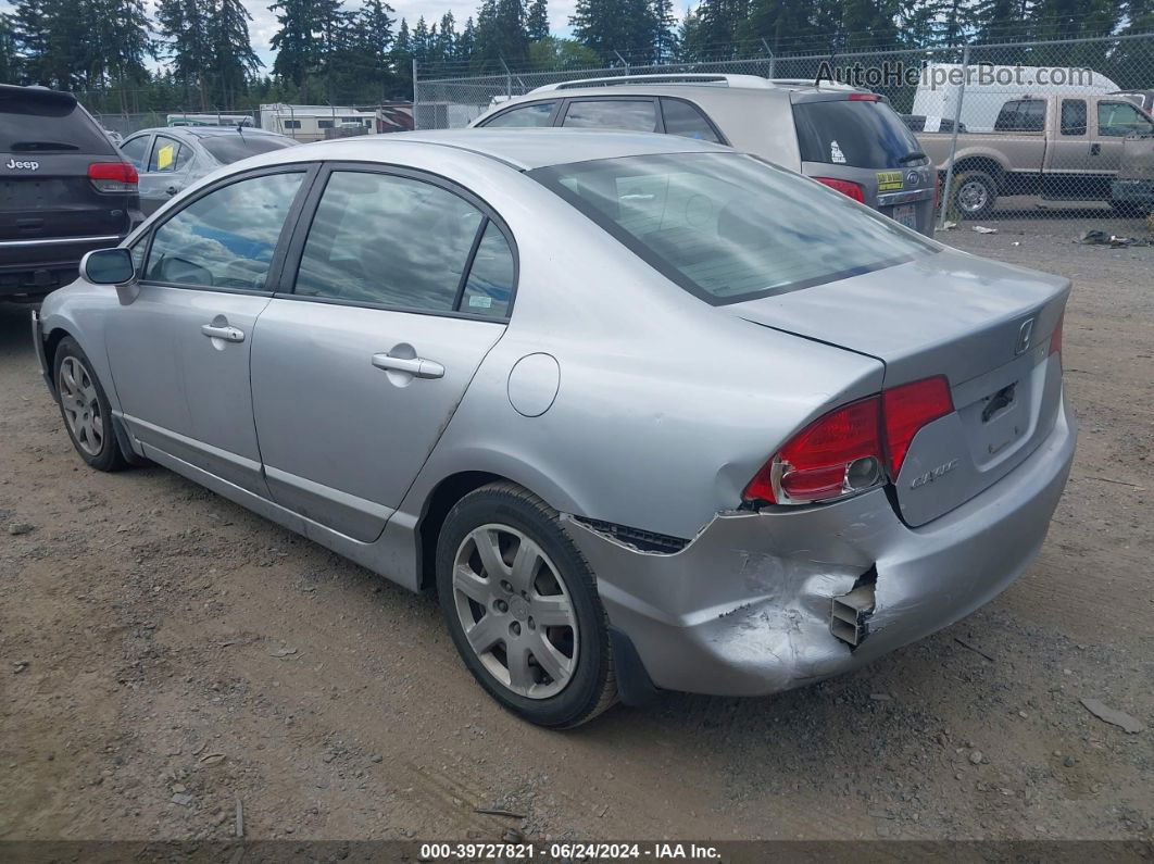 2008 Honda Civic Lx Silver vin: 2HGFA15548H349964