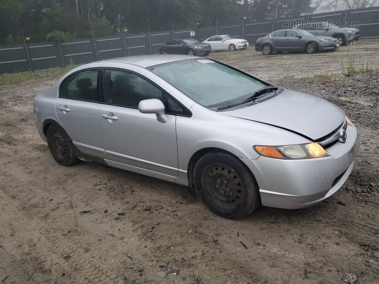 2006 Honda Civic Lx Silver vin: 2HGFA15556H524932