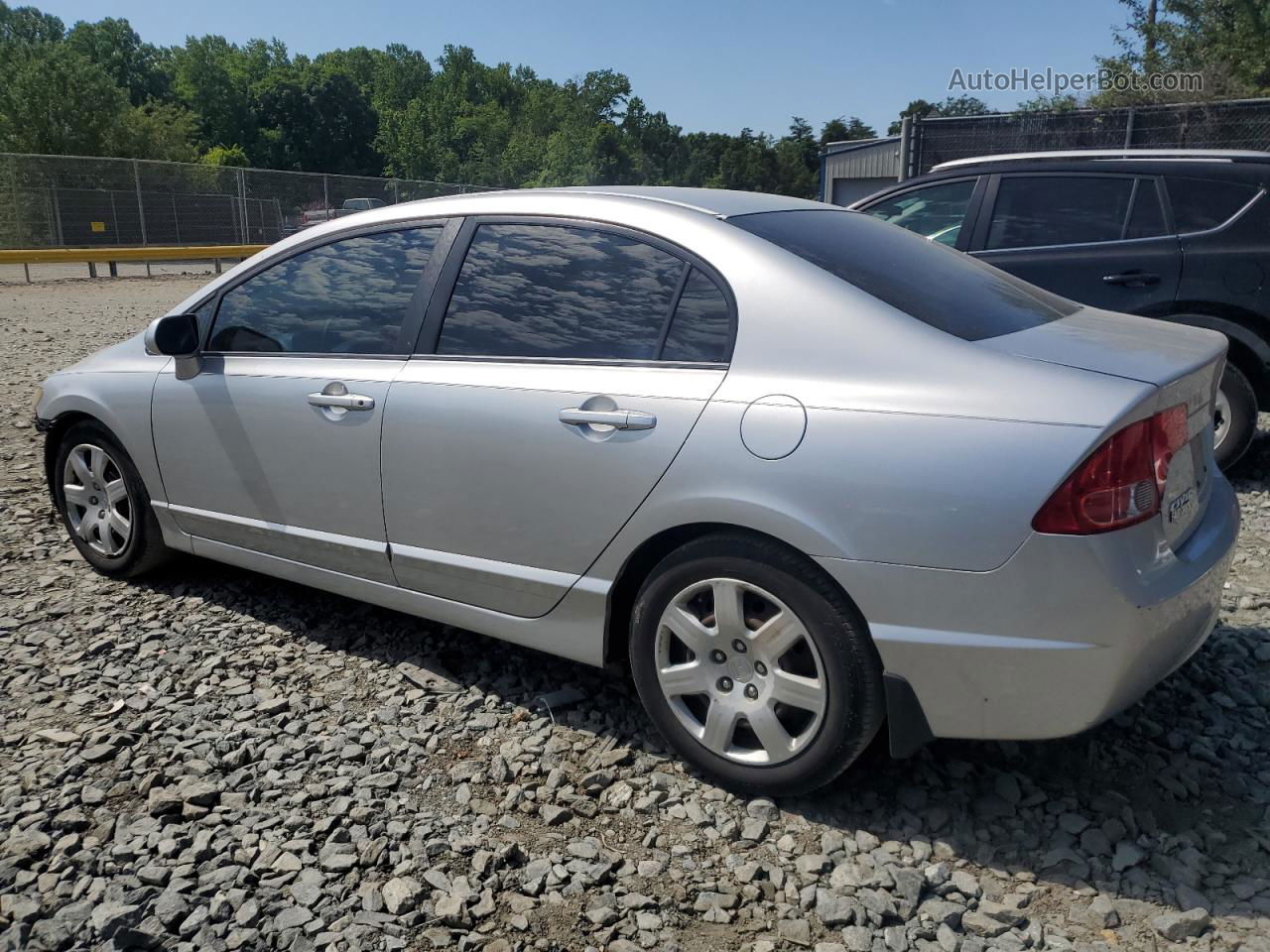 2008 Honda Civic Lx Silver vin: 2HGFA15578H337727