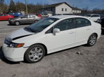 2008 Honda Civic Lx White vin: 2HGFA15578H529570