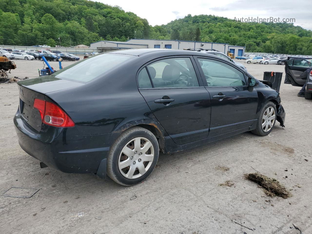 2008 Honda Civic Lx Black vin: 2HGFA15598H353072