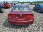 2008 Honda Civic Lx Burgundy vin: 2HGFA15598H531739