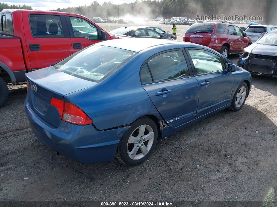 2008 Honda Civic Ex Blue vin: 2HGFA15808H512748