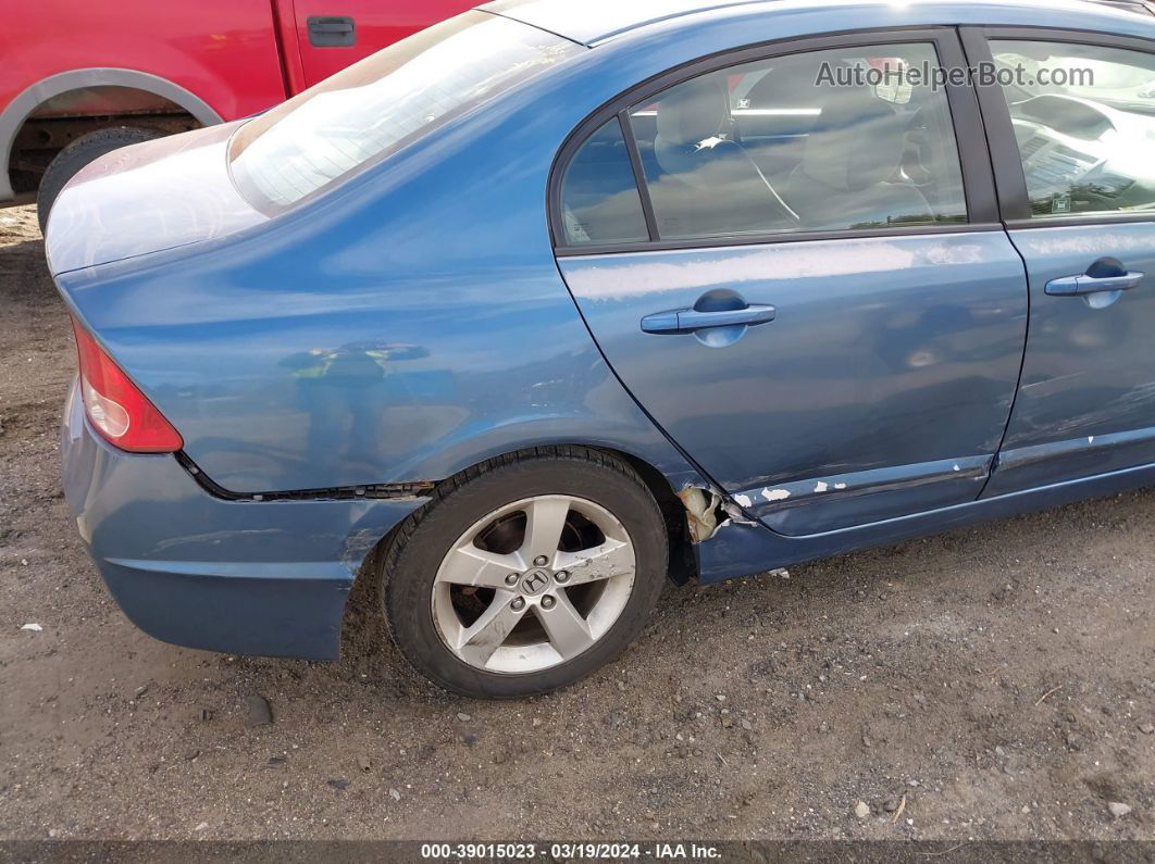 2008 Honda Civic Ex Blue vin: 2HGFA15808H512748