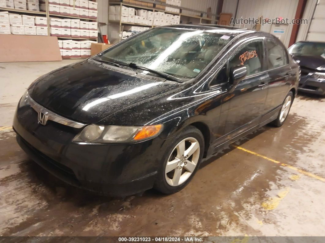 2008 Honda Civic Ex Black vin: 2HGFA15838H305271