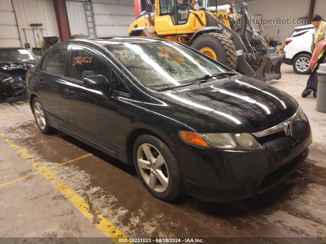 2008 Honda Civic Ex Черный vin: 2HGFA15838H305271